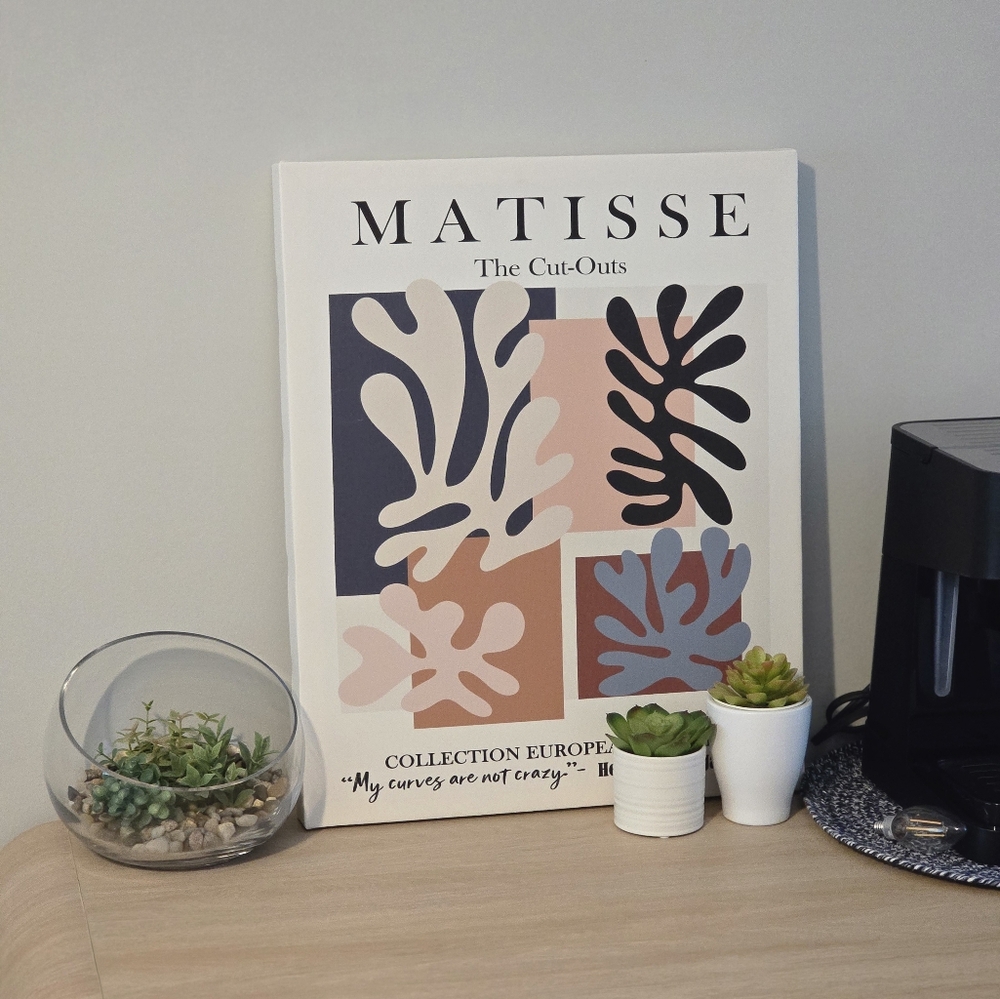 Matisse Jazz Abstract Cutout Forms Canvas